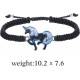 12pc Women Girl Unicorn Woven Friendship Bracelet Set For Party Favor Multicoloured Adjustable Bracelet 12pc Women Girl Unicorn Woven Friendship Bracelet Set For Party Favor Multicoloured Adjustable Bracelet